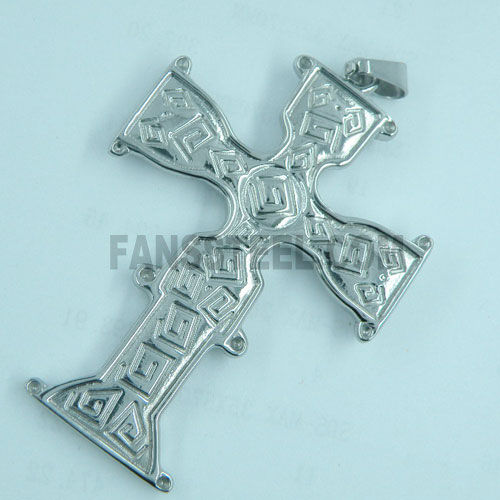 FSP15W04 tribal cross pendant - Click Image to Close